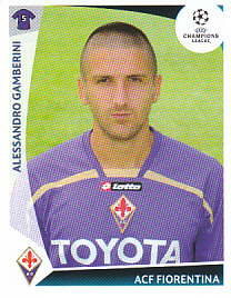 Alessandro Gamberini Fiorentina samolepka UEFA Champions League 2009/10 #317